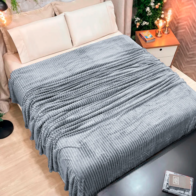 Cobertor HD Luster_Cinza